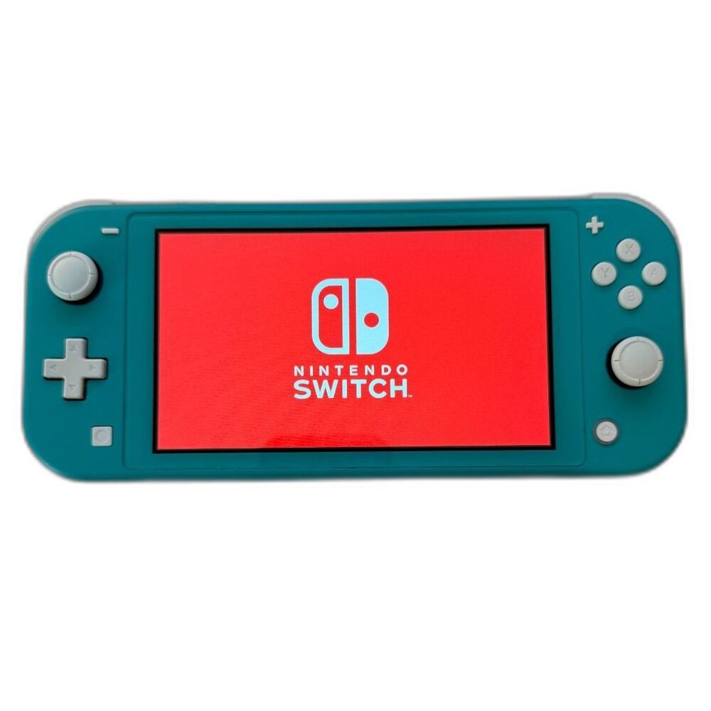 Nintendo Switch Lite Turquoise Handheld Gaming System and Charger